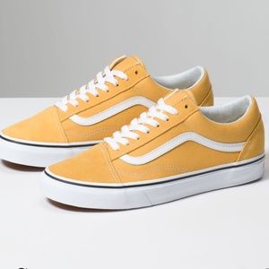 Old Skool Vans Ochre/True White